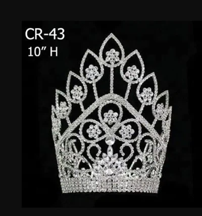 10 Inch Large Pageant Crowns