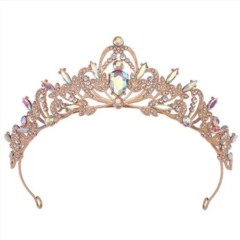2023 Newest Design Metal Crown Party High Quality Tiara Crown For Girls Party