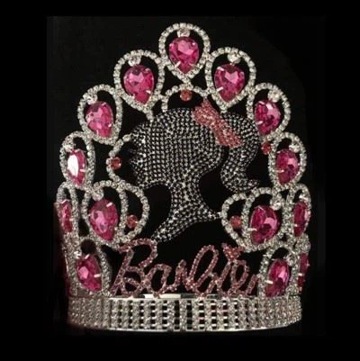 Custom Crown Rhinestone Big Tiara Girls Pageant Crystal Crowns Hair Accessories